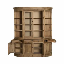 Made in Meubles Vaisselier<Vaisselier arrondi en bois recyclé Garance