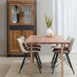 Made in Meubles Vaisselier<Vaisselier en bois d'acacia Havana