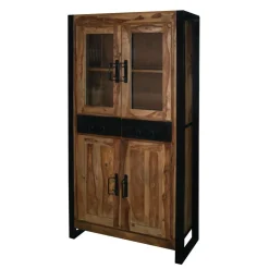 Made in Meubles Vaisselier<Vaisselier en bois d'acacia Havana