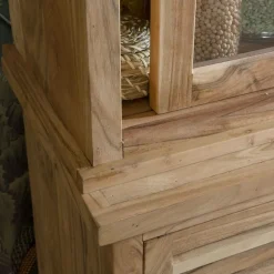 Made in Meubles Vaisselier<Vaisselier en bois d'acacia Salta
