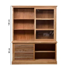 Made in Meubles Vaisselier<Vaisselier en bois d'acacia Salta