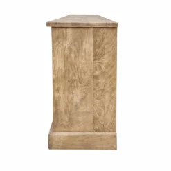 Made in Meubles Vaisselier<Vaisselier en bois de manguier brossée et métal noir Clotilde