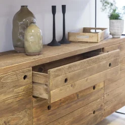 Made in Meubles Vaisselier<Vaisselier en bois recyclé 190cm Blaise