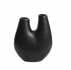 Made in Meubles Décoration<Vase noir 2 tiges en aluminium Tulipa