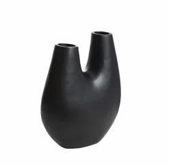 Made in Meubles Décoration<Vase noir 2 tiges en aluminium Tulipa