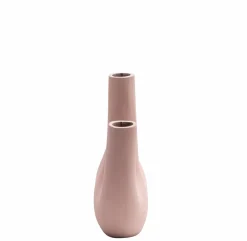 Made in Meubles Décoration<Vase rose 4 tiges en aluminium Dahlia