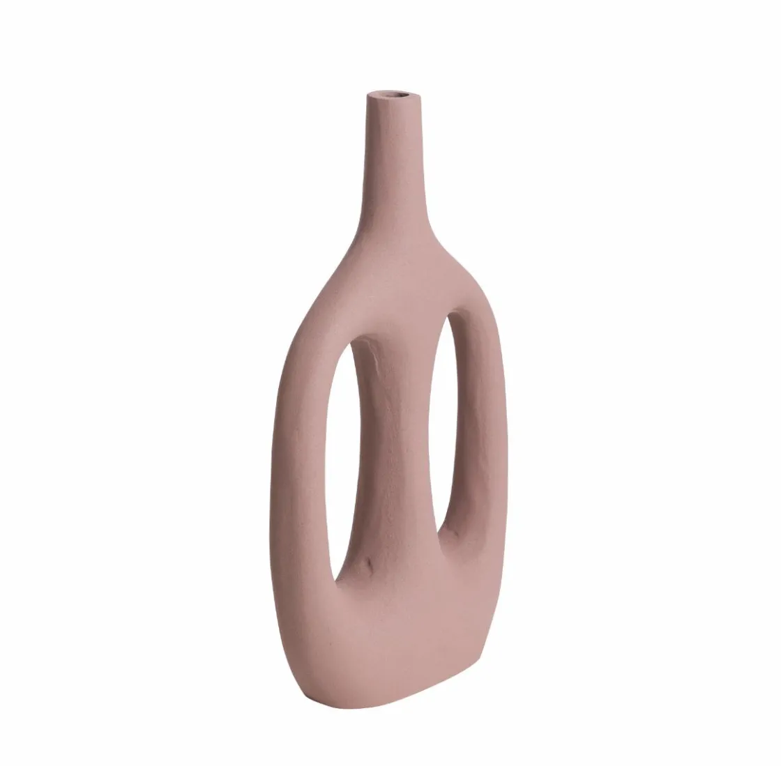 Made in Meubles Décoration<Vase soliflore rose en aluminium Pivoine
