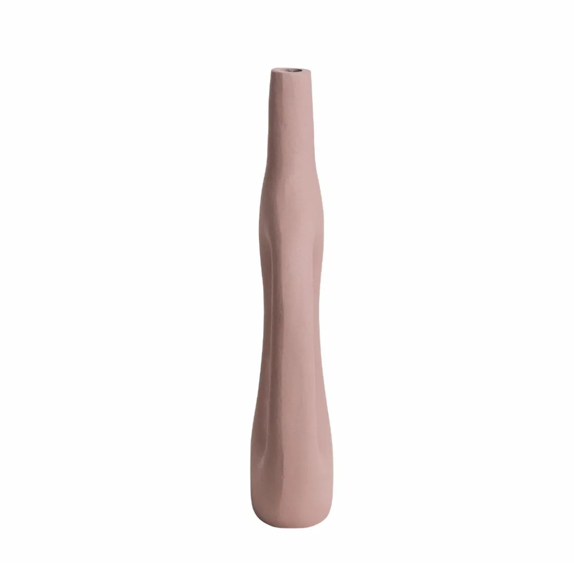 Made in Meubles Décoration<Vase soliflore rose en aluminium Pivoine
