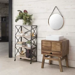 Made in Meubles Vasque<Vasque rectangulaire en porcelaine Perrine