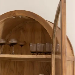 Made in Meubles Vitrine<Vitrine en bois d'acacia Néven