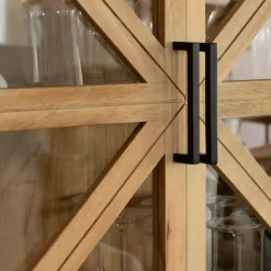 Made in Meubles Vitrine<Vitrine en bois de manguier Thalia