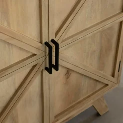 Made in Meubles Vitrine<Vitrine en bois de manguier Thalia