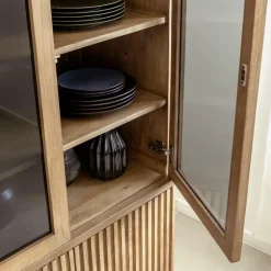 Made in Meubles Vitrine<Vitrine en bois de manguier Betty