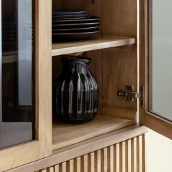 Made in Meubles Vitrine<Vitrine en bois de manguier Betty