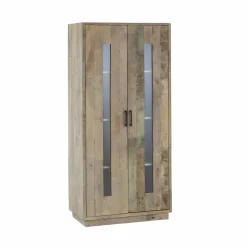 Made in Meubles Vitrine<Vitrine en bois recyclé Damian