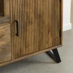 Made in Meubles Vitrine<Vitrine Haute en bois de de manguier Joy