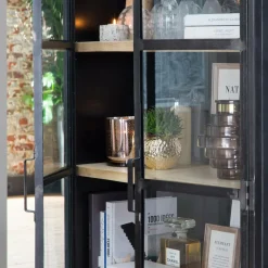 Made in Meubles Vitrine<Vitrine haute en métal Locker